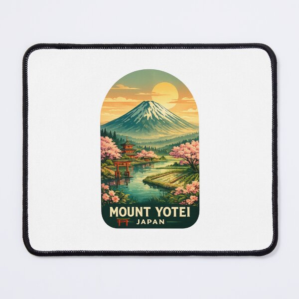 Item preview, Mount Yotei Japan Hokkaido Sakura Landscape designed and sold by Places On Earth.