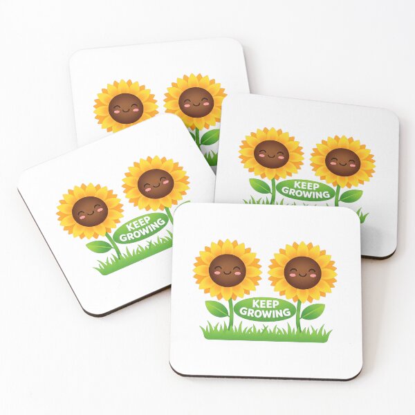 Item preview, Growing Suns: Two happy sunflowers. designed and sold by The sticker haven.