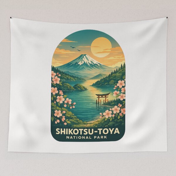 Item preview, Shikotsu-Toya National Park Hokkaido Japan designed and sold by Places On Earth.
