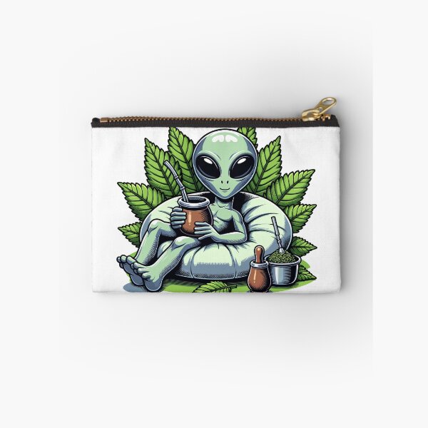 Item preview, Alien With Yerba Mate – Funny Sci-Fi Mate Lover Design designed and sold by CyfroweMysli.