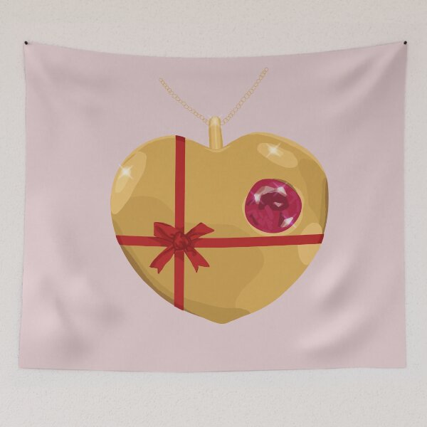 Item preview,  Heart necklace ruby present - Illustrated series designed and sold by helengarvey.