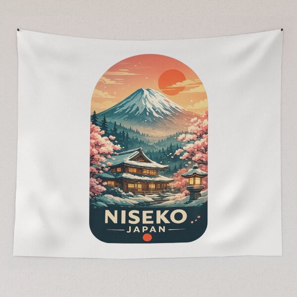 Item preview, Niseko Japan Mount Yotei Winter Landscape designed and sold by Places On Earth.