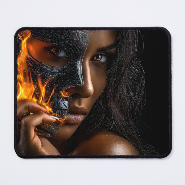 Item preview, Mysterious Beauty with Fire and Skull Mask Effect designed and sold by Artessie.