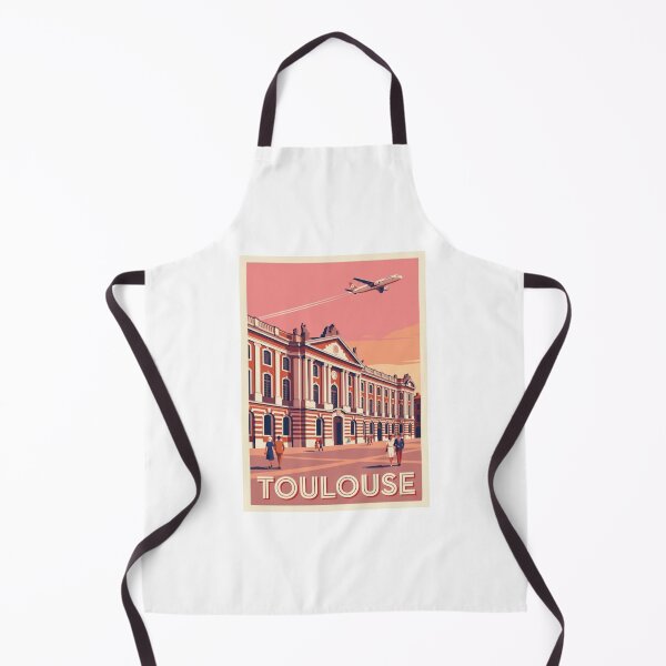 Item preview, Toulouse France Modern Vintage Illustration | Pink City Travel Poster | JLG Creative designed and sold by jlg-creative.