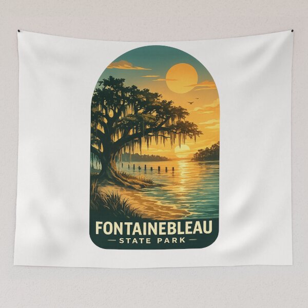 Item preview, Fontainebleau State Park Louisiana Sunset designed and sold by Places On Earth.