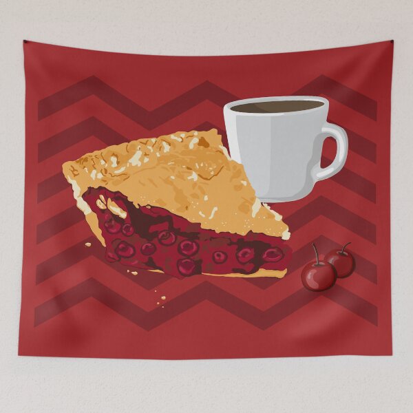 Item preview, Cherry pie and coffee - Illustrated series designed and sold by helengarvey.
