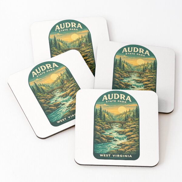 Item preview, Audra State Park West Virginia Mountain River designed and sold by Places On Earth.