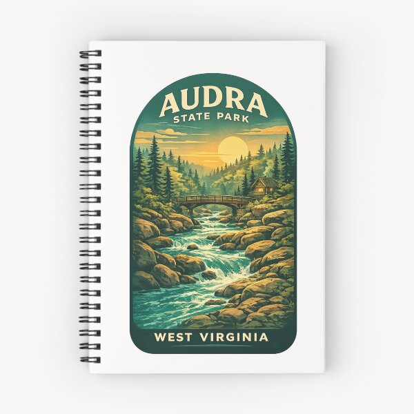 Item preview, Audra State Park West Virginia Mountain River designed and sold by Places On Earth.