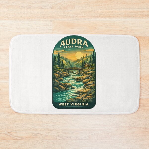 Item preview, Audra State Park West Virginia Mountain River designed and sold by Places On Earth.