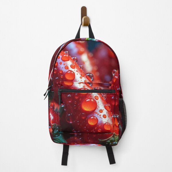 Item preview, Red Chili Cluster – Bold Spicy Macro Art designed and sold by PixelVibe782.