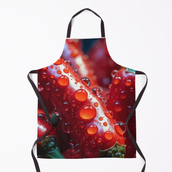 Item preview, Red Chili Cluster – Bold Spicy Macro Art designed and sold by PixelVibe782.