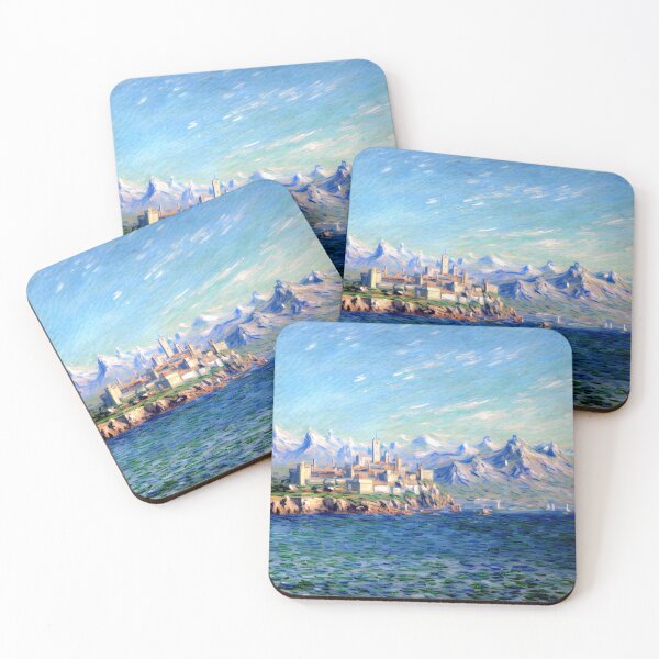 Item preview, Antibes, Afternoon Effect: The Fortified Town and Mediterranean Coastline designed and sold by artdesignsnow.