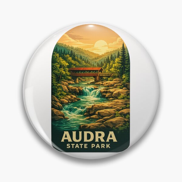 Item preview, Audra State Park West Virginia Covered Bridge designed and sold by Places On Earth.