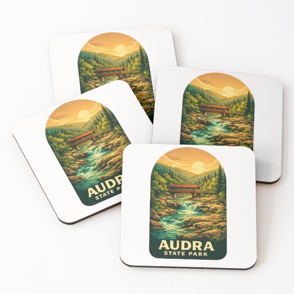 Item preview, Audra State Park West Virginia Covered Bridge designed and sold by Places On Earth.