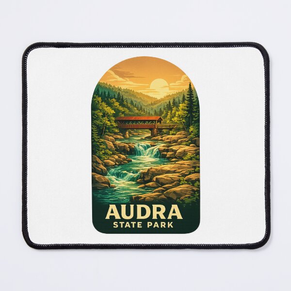 Item preview, Audra State Park West Virginia Covered Bridge designed and sold by Places On Earth.