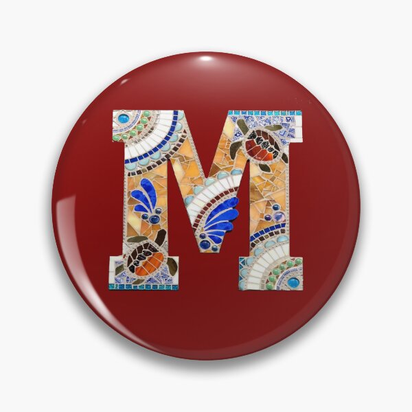 Item preview, Initial M letter M mosaic designed and sold by TasseABdes.
