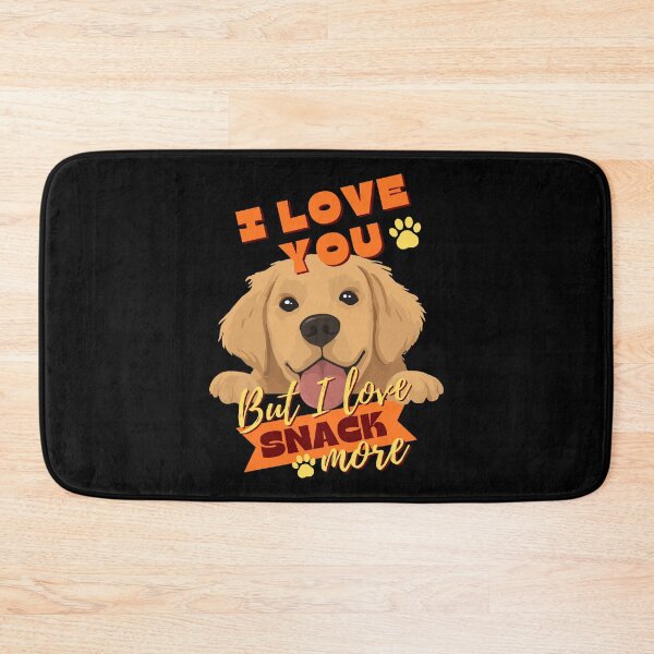Item preview, I Love You But I Love Snack More - Funny Golden Retriever Dog Gift designed and sold by JB-designstudio.