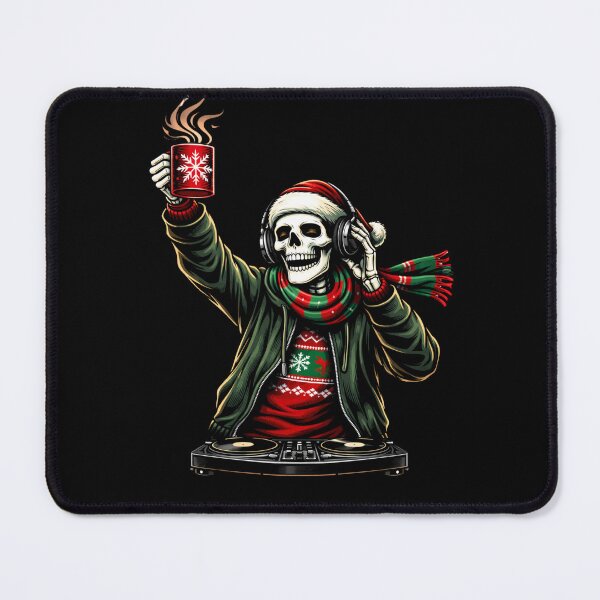 Item preview, DJ Party Skeleton – Holiday Nightlife Club Energy Aesthetic Art designed and sold by ColorSplash123.