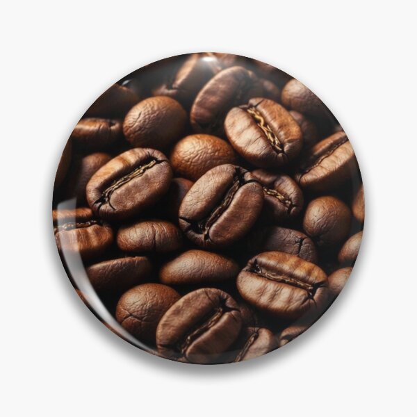 Item preview, Roasted Coffee Beans – Rich Dark Macro Art designed and sold by PixelVibe782.