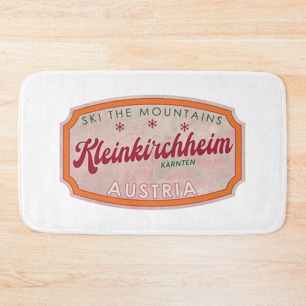 Item preview, Kleinkirchheim, Austria, Kärnten, Ski, textured skiing badge designed and sold by Wanderful-roads.