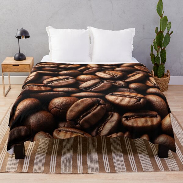 Item preview, Roasted Coffee Beans – Rich Dark Macro Art designed and sold by PixelVibe782.