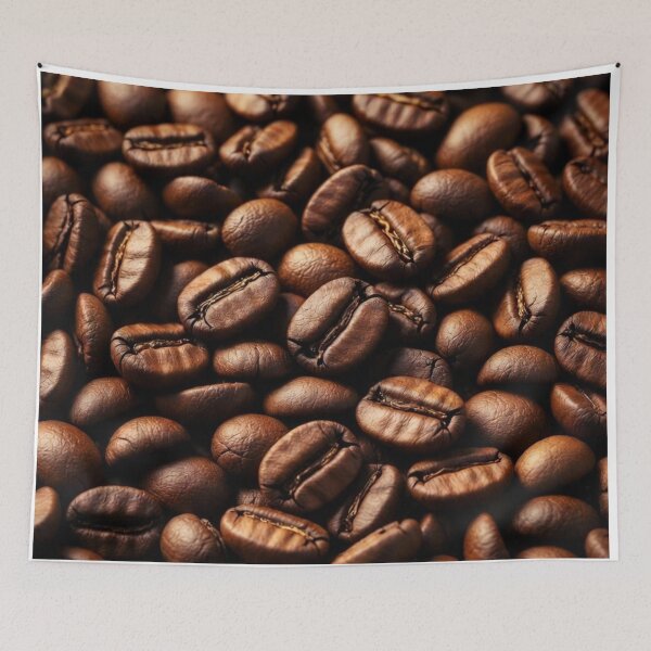 Item preview, Roasted Coffee Beans – Rich Dark Macro Art designed and sold by PixelVibe782.