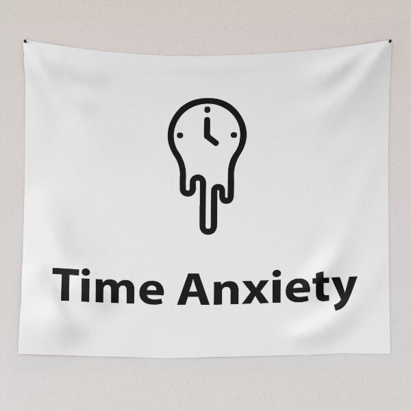 Item preview, Time Anxiety Shirt, Overthinking Humor Tee, Mental Health Awareness T-Shirt, Introvert Stress Quote Shirt designed and sold by Design-Pro-21.