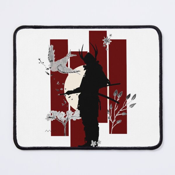 Item preview, Silent Honor – Samurai & The White Dove. designed and sold by ZisanArts.