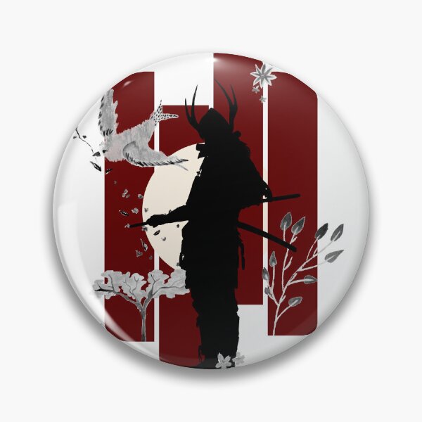 Item preview, Silent Honor – Samurai & The White Dove. designed and sold by ZisanArts.