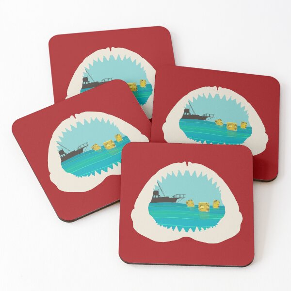 Item preview, Shark boat barrels sea - Illustrated series designed and sold by helengarvey.