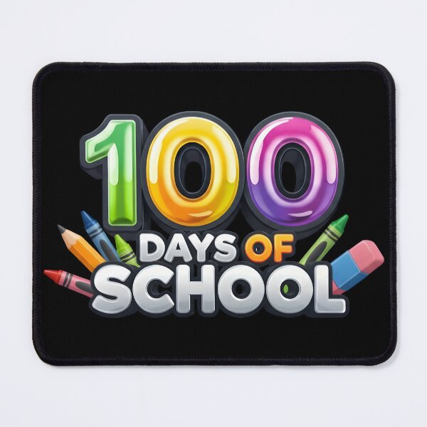 Item preview, 100 Days of School designed and sold by RaybenMedia.