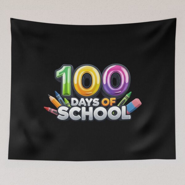 Item preview, 100 Days of School designed and sold by RaybenMedia.