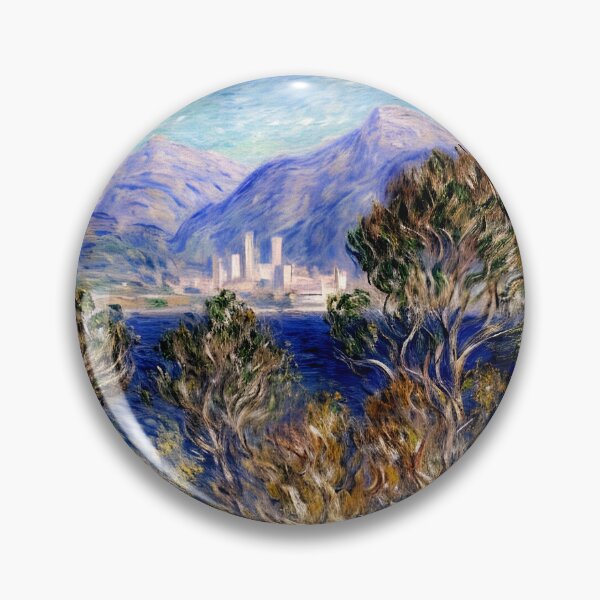 Item preview, Antibes Seen from the Cape, Mistral WindL View of the Fortified Mediterranean Town designed and sold by artdesignsnow.
