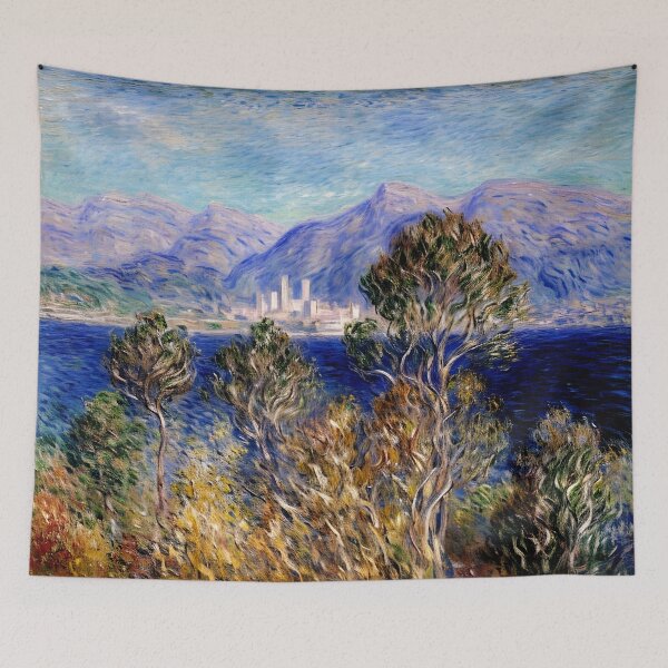 Item preview, Antibes Seen from the Cape, Mistral WindL View of the Fortified Mediterranean Town designed and sold by artdesignsnow.