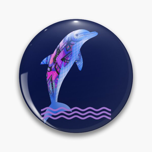 Item preview, Navajo Dolphin | Tribal Spirit Sea Art designed and sold by WestIndigo.