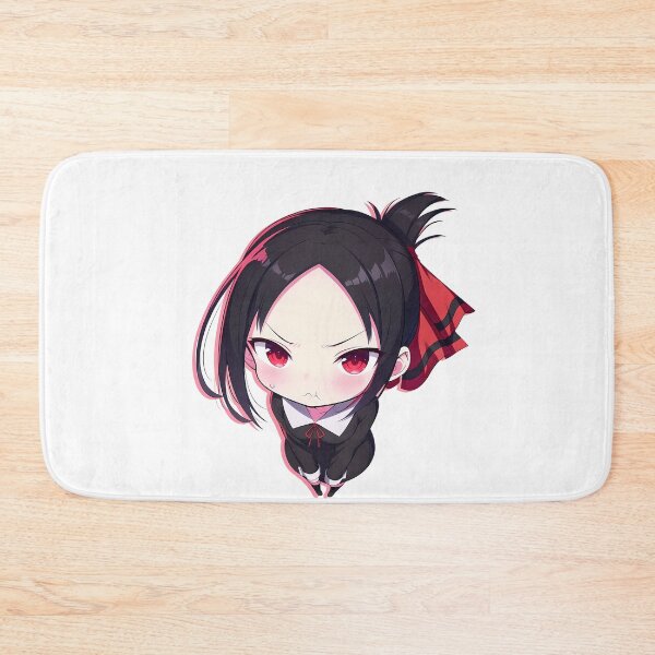 Item preview, Chibi Kawaii Angry Kaguya Shinomiya Kaguya Sama Love Is War Anime Red Bow Expression designed and sold by 108Recordings.