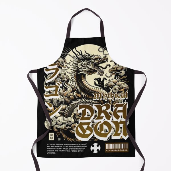 Item preview, Mythical Japanese Dragon - Legendary Oriental Beast Vintage Art designed and sold by GenZFashion000.
