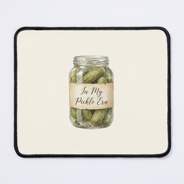 Item preview, In My Pickle Era – Vintage Watercolor Pickle Jar Illustration designed and sold by Verycutethings.