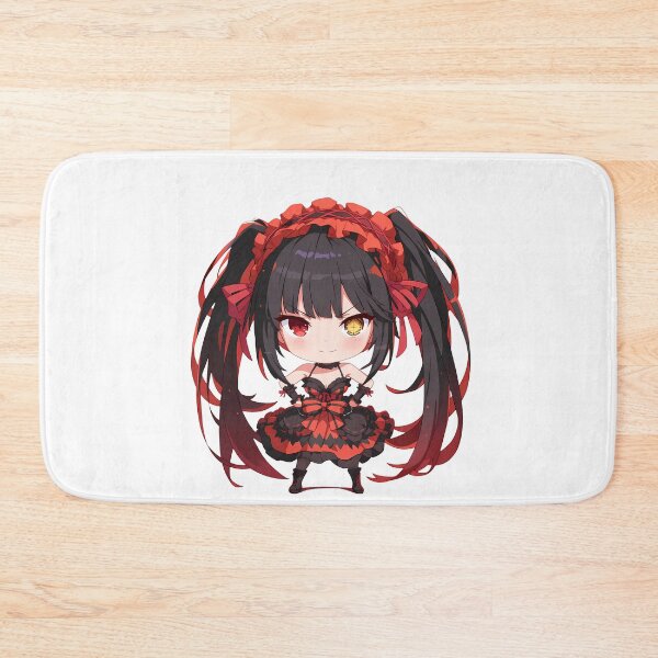 Item preview, Chibi Kawaii Angry Kurumi Tokisaki Date A Live Anime Red Black Dress Mood designed and sold by 108Recordings.