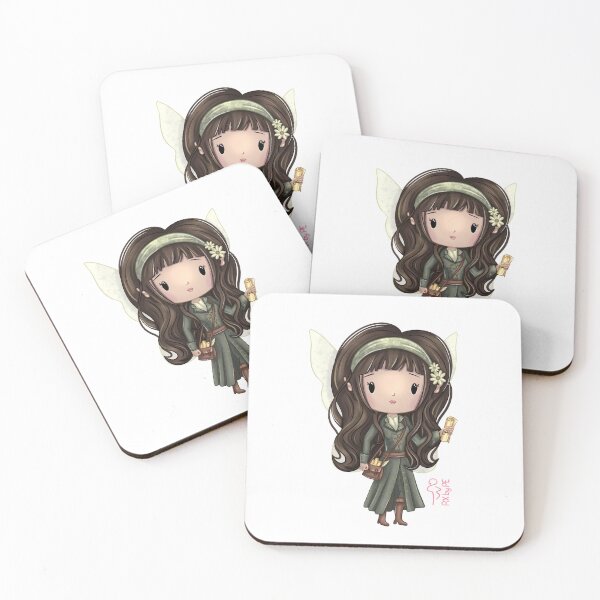Item preview, THE SCHOLAR Fairy – Chibi Girl | Cute Illustration designed and sold by PiX by PE.