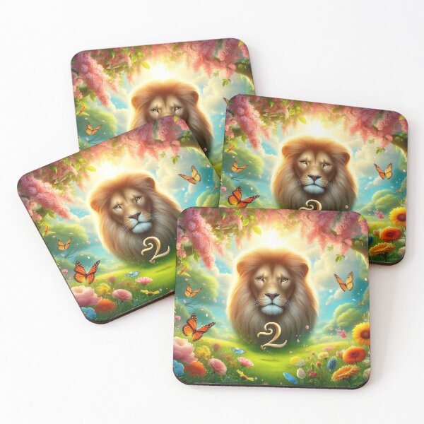 Item preview, Majestic Celestial Lion Roaring in Storm designed and sold by Zodiac Celestial Art.