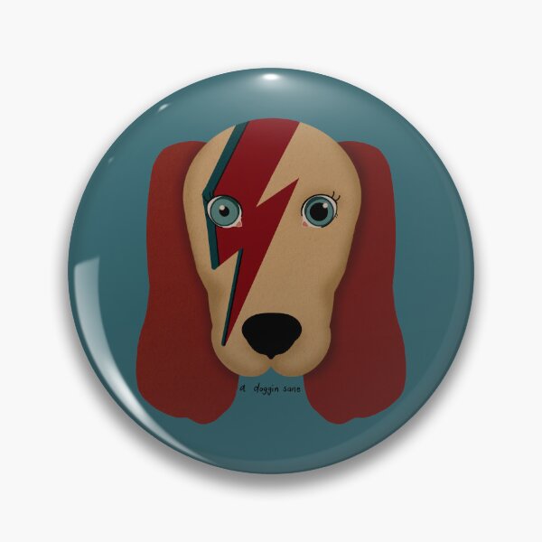 Item preview, A Doggin Sane - David Bowie Dog designed and sold by ellealsopaints.