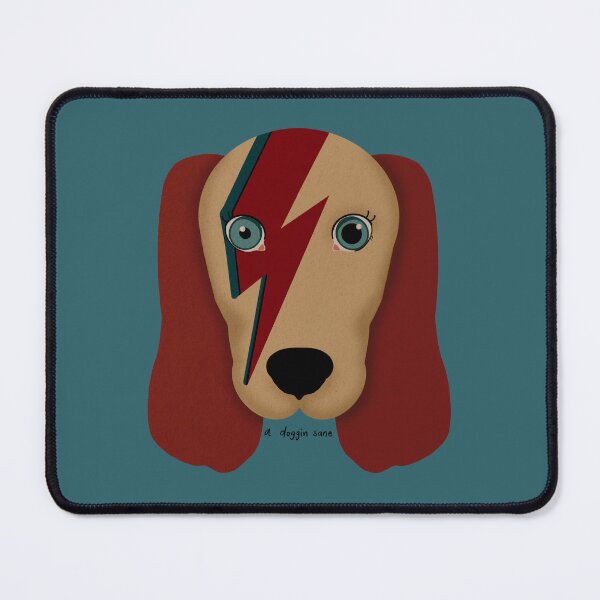 Item preview, A Doggin Sane - David Bowie Dog designed and sold by ellealsopaints.