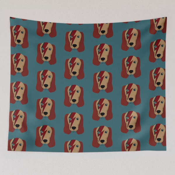 Item preview, A Doggin Sane - David Bowie Dog designed and sold by ellealsopaints.