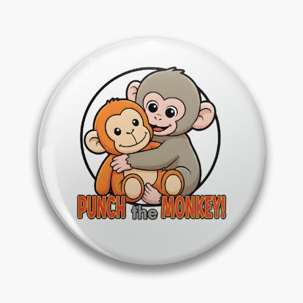Item preview, Punch the Monkey Cartoon Design designed and sold by Avel3n8.