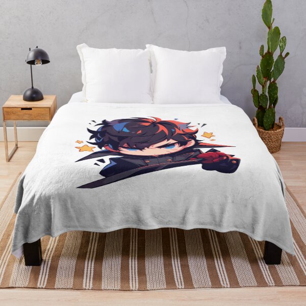 Item preview, Ren Amamiya Persona 5 Game Anime Angry Chibi Kawaii Black Hair Phantom designed and sold by 108Recordings.