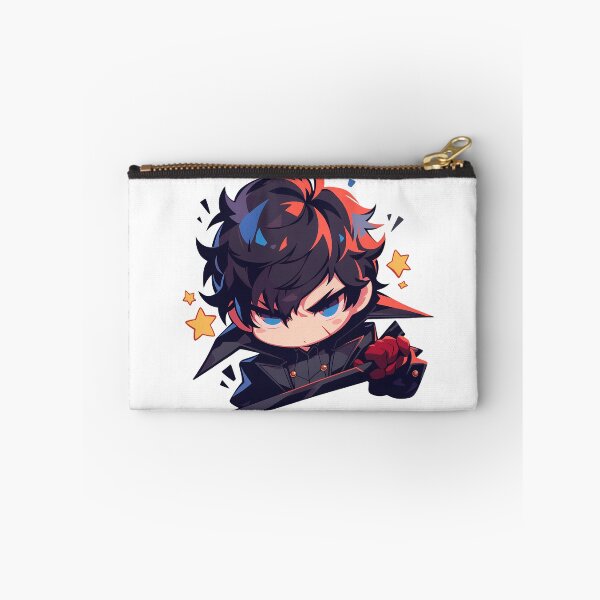 Item preview, Ren Amamiya Persona 5 Game Anime Angry Chibi Kawaii Black Hair Phantom designed and sold by 108Recordings.