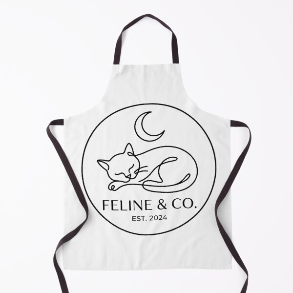 Item preview, Feline & Co. – Elegant Minimalist Sleeping Cat Logo | Line Art Design Est. 2024 designed and sold by yassineyan.