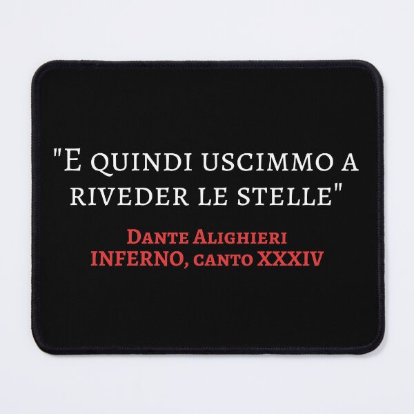 Item preview, Dante Alighieri Quote Inferno Canto XXXIV - Riveder le stelle designed and sold by Lemon Pepper.