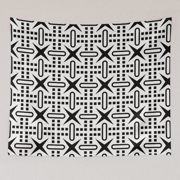 Item preview, Geometric Monochrome Pattern ADG P25.P01.062 designed and sold by Space & Care - Art Deco GeoMetrica.
